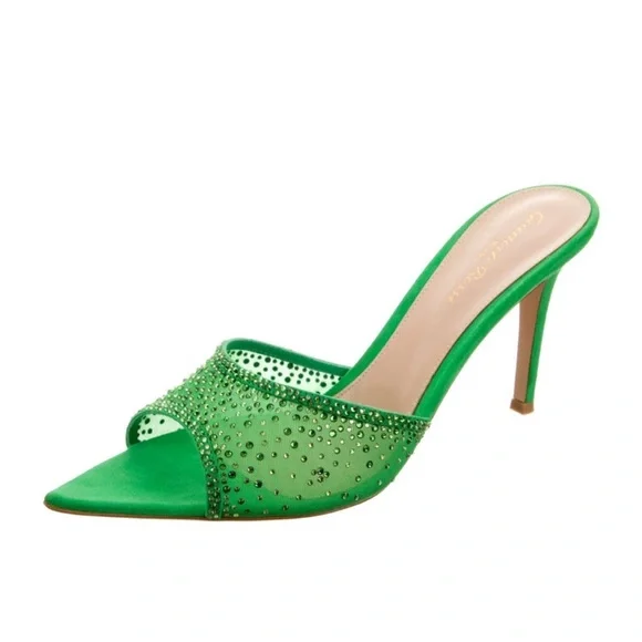 Gianvito Rossi mesh mules